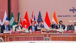 Momen Jokowi Diapit Biden-Modi di KTT G20 India