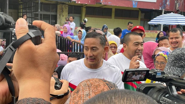 Sandiaga Uno dan Wagub Sumbar Audy Joinaldy