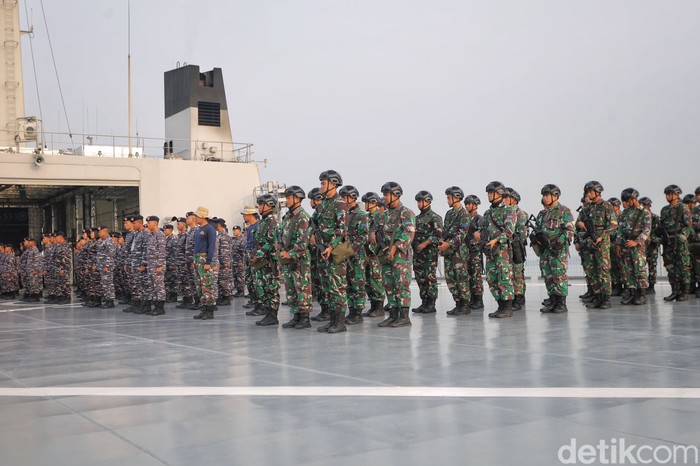 TNI AL ditunjuk menjadi pemimpin Sea Phase pada Latihan Bersama (Latma) Super Garuda Shield 2023. Ada lima KRI yang dilibatkan (dok istimewa)