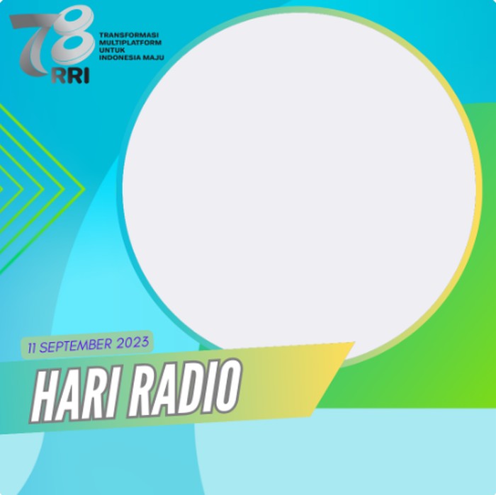 Twibbon Hari Radio Nasional 2023
