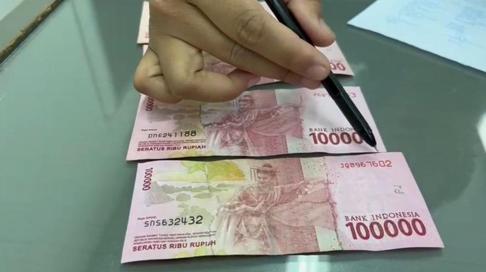 Uang mutilasi yang beredar di masyarakat