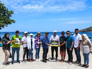 Waka MPR & Pengusaha Muda Lihat Lokasi Pembangunan Prasarana Pantai Olele