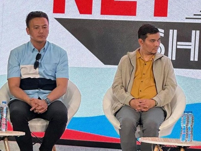 Wijaya Saputra dan Indra Bekti saat ditemui di salah satu kawasan.