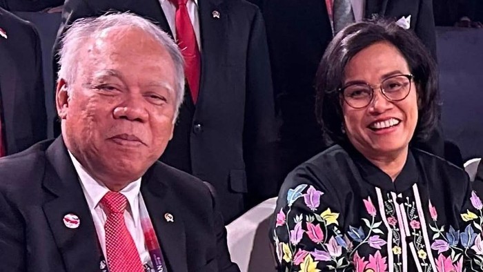 Basuki Hadimuljono dan Sri Mulyani