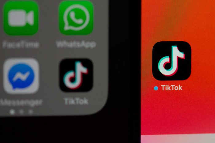 ilustrasi aplikasi TikTok