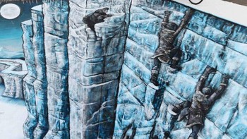 Gambar 3D seolah-olah ada di sebelah jurang. Foto: mymodernmet