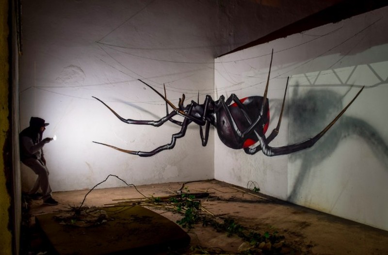 Kumpulan Seni Gambar 3 Dimensi di Jalanan, Super Mengagumkan