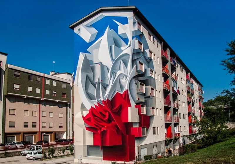 Kumpulan Seni Gambar 3 Dimensi di Jalanan, Super Mengagumkan