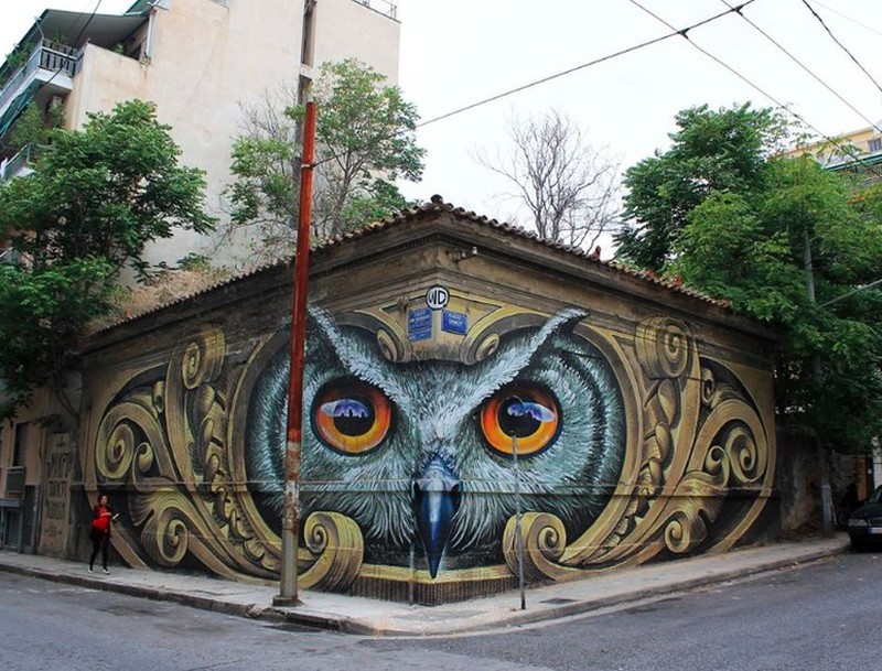 Kumpulan Seni Gambar 3 Dimensi di Jalanan, Super Mengagumkan