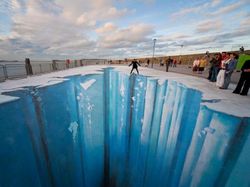 Aneka Gambar 3D di Jalanan, Bikin Mata Terkecoh