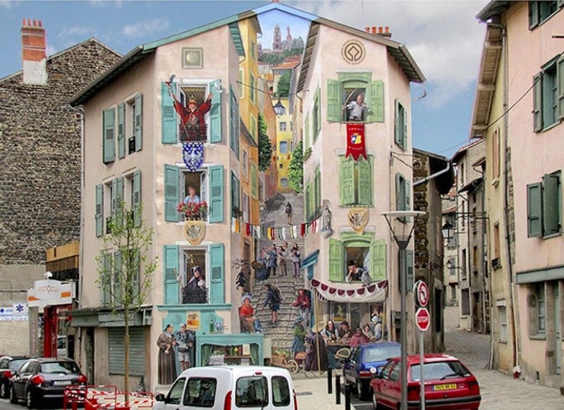 Kumpulan Seni Gambar 3 Dimensi di Jalanan, Super Mengagumkan