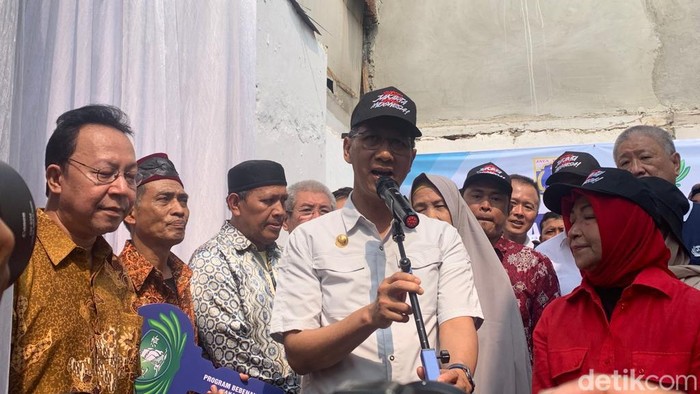 Pj Gubernur DKI Jakarta Heru Budi Hartono. (Mulia Budi/detikcom)
