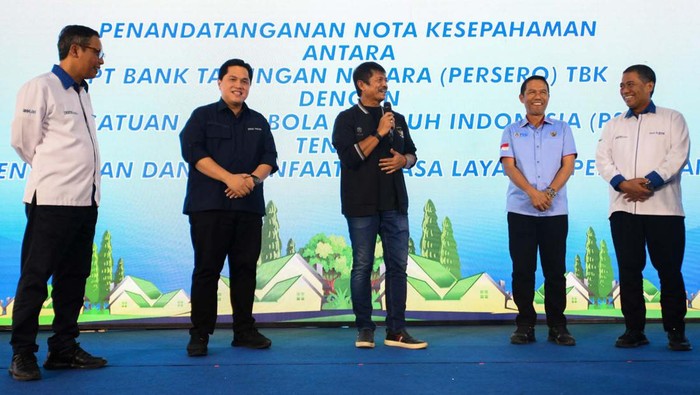 Top! Pesepakbola Kini Bisa Punya Hunian yang Layak PSSI dan BTN berkolaborasi. Kerja sama ini untuk mewujudkan hunian yang layak bagi pesepakbola.