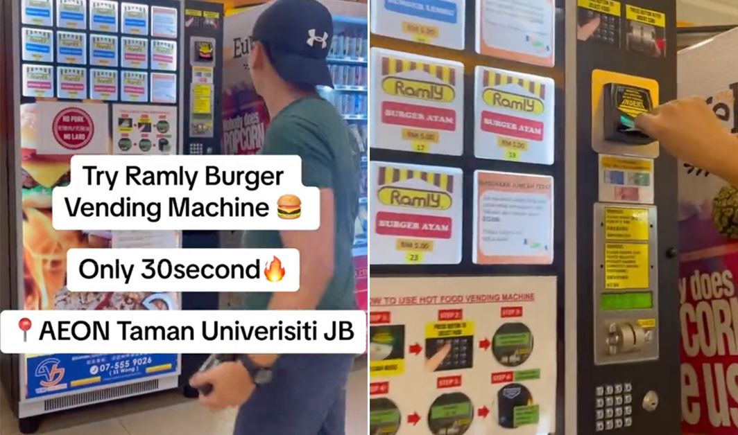 Wow! Burger Terkenal di Malaysia Ini Bisa Dibeli dari Mesin Otomatis