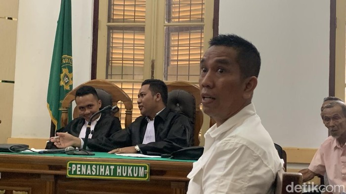 AKBP Achiruddin di PN Medan (Raja Malo Sinaga/detikSumut)