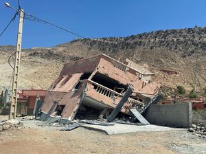 Begini Kondisi Rumah yang Rusak Akibat Gempa di Maroko