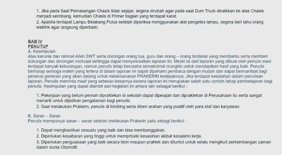 Contoh laporan PKL.