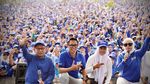 Kemeriahan 7500 Peserta Ikuti Senam Sehat PAN di Kalideres