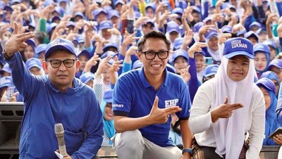 Kemeriahan 7500 Peserta Ikuti Senam Sehat PAN di Kalideres