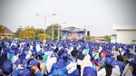 Kemeriahan 7500 Peserta Ikuti Senam Sehat PAN di Kalideres