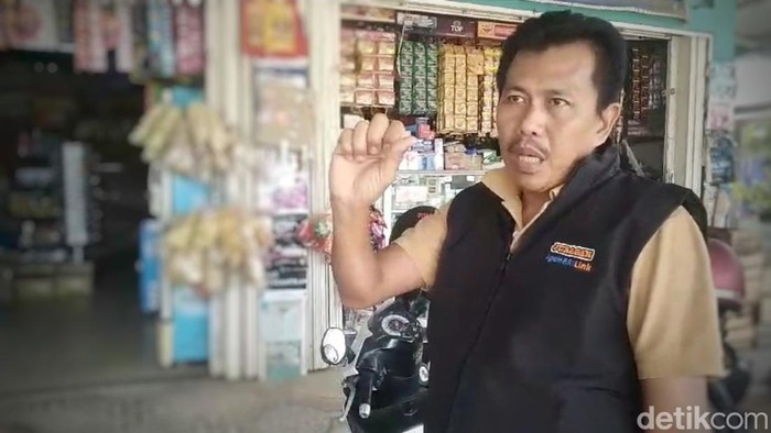 Korban perampokan toko kelontong di Palembang.