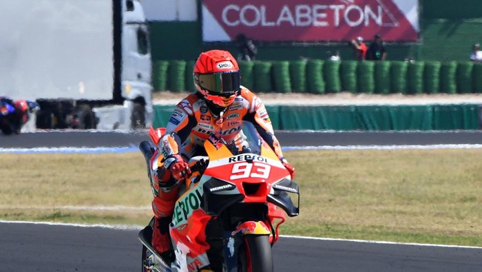 MotoGP - San Marino Grand Prix - Misano World Circuit Marco Simoncelli, Misano Adriatico, Italy - September 10, 2023 Repsol Honda Teams Marc Marquez in action during the MotoGP race REUTERS/Jennifer Lorenzini