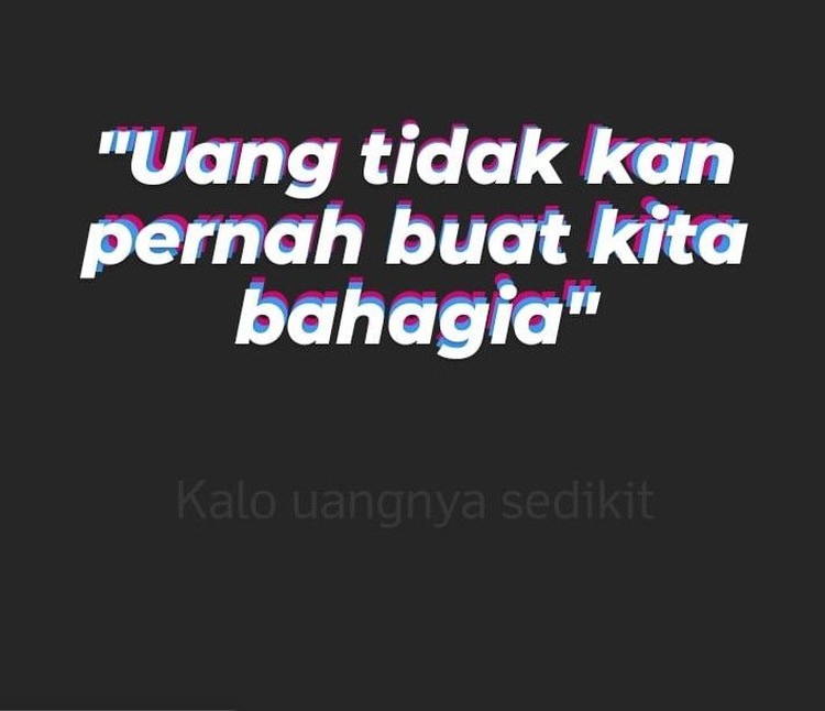 Cari uang memang nggak mudah, tetap semangat buat kamu agar lekas jadi orang kaya. Yuk, bisa, yuk!