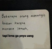 Cari uang memang nggak mudah, tetap semangat buat kamu agar lekas jadi orang kaya. Yuk, bisa, yuk!