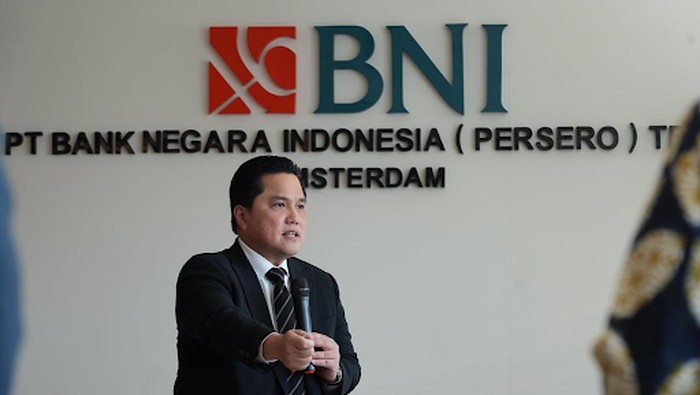 Menteri BUMN Erick Thohir di Kantor BNI Perwakilan Amsterdam