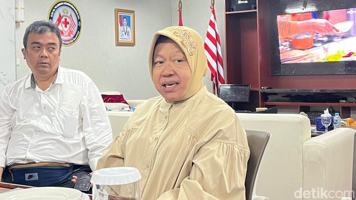Menteri Sosial (Mensos) Tri Rismaharini. (Azhar/detikcom)