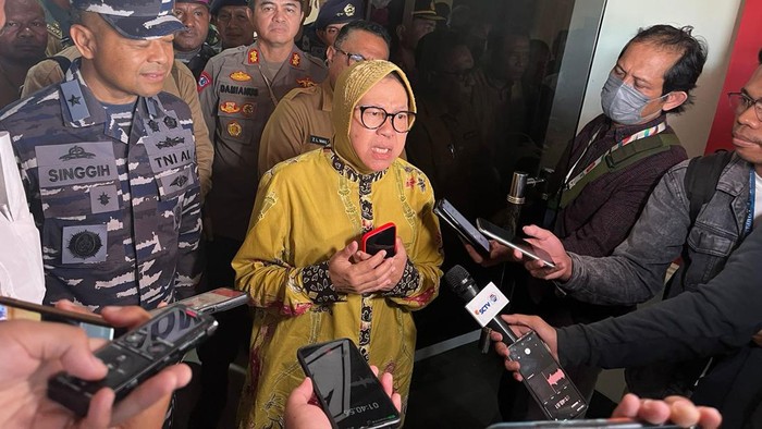 Menteri Sosial (Mensos) Tri Rismaharini. (Azhar/detikcom)