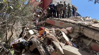 Gempa M 6,8 ini tercatat sebagai yang paling mematikan di Maroko sejak tahun 1960. Reuters/Abdelhak Balhaki.