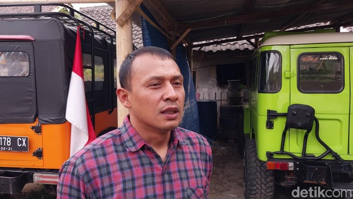 Perwakilan Paguyuban Jeep Gubuklaka Muhammad Mukhsin