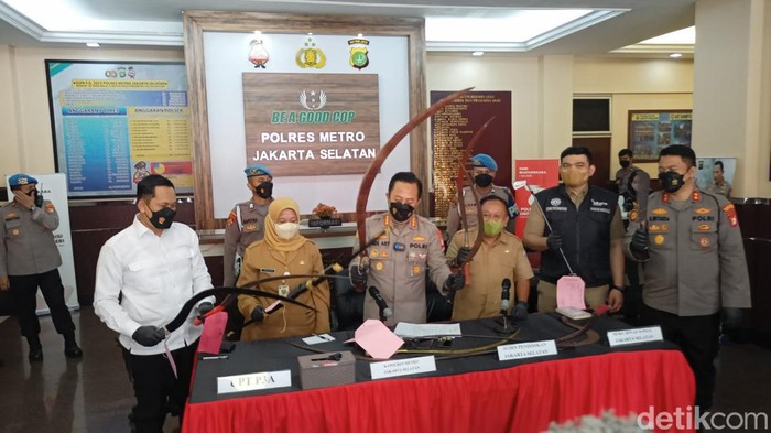 Polres Jaksel gagalkan 7 aksi tawuran dalam 3 hari (Adrial Akbar/detikcom)