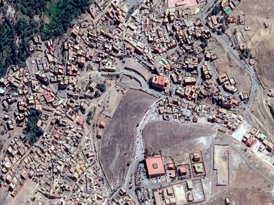 Dampak Kerusakan Gempa Maroko dari Citra Satelit