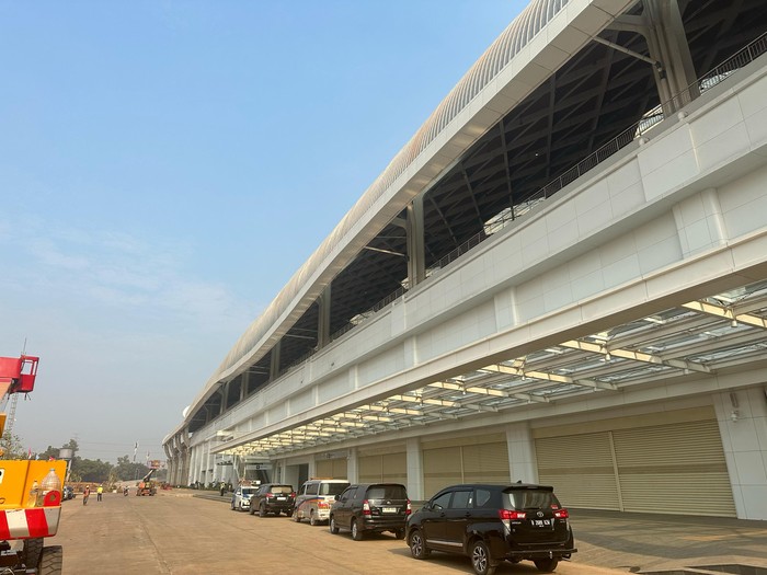 Potret Stasiun Halim Usai Ada Percikan Api di Atap Peron