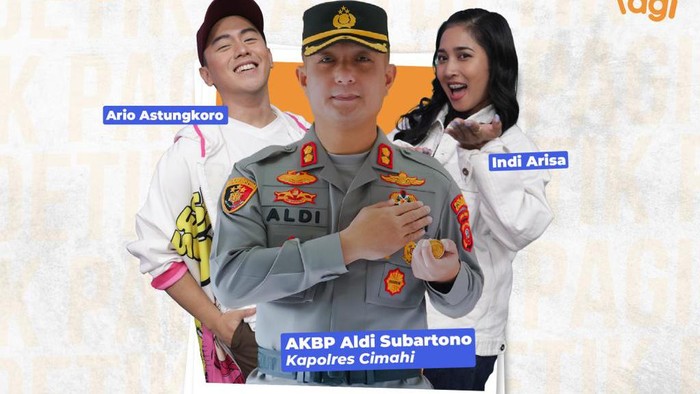 Program Jumat Curhat di detikcom bersama Kapolres Cimahi Polda Jawa Barat, AKBP Aldi Subartono,