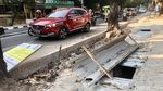 Revitalisasi Trotoar Jalan Wijaya, Begini Progresnya