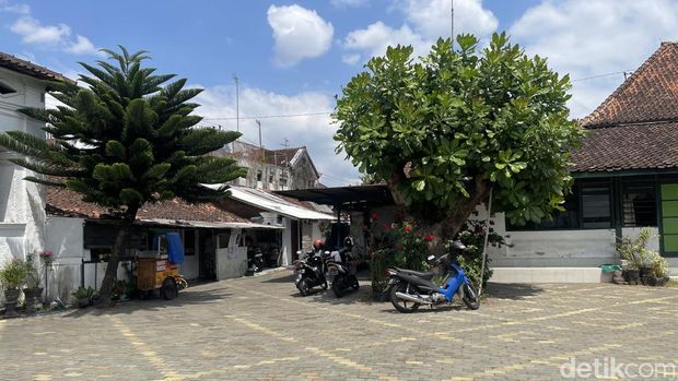 Rumah warga di dalam kompleks Dalem Yudhanegaran, Jogja. Foto diunggah pada Senin (11/9/2023).