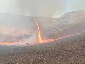 Bagaimana Fire Whirl Tornado Api Perparah Kebakaran di Bromo