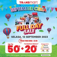 Besok Ada Transmart Full Day Sale, Diskonnya Segambreng!