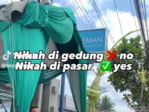 Alasan Pengantin Gelar Resepsi di Pasar Ngijon hingga Akhirnya Viral