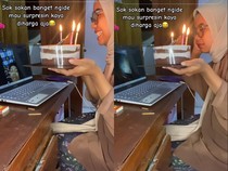 Nyesek! Wanita Ini Beri Kejutan Kue Ultah Kekasih, Berakhir Putus