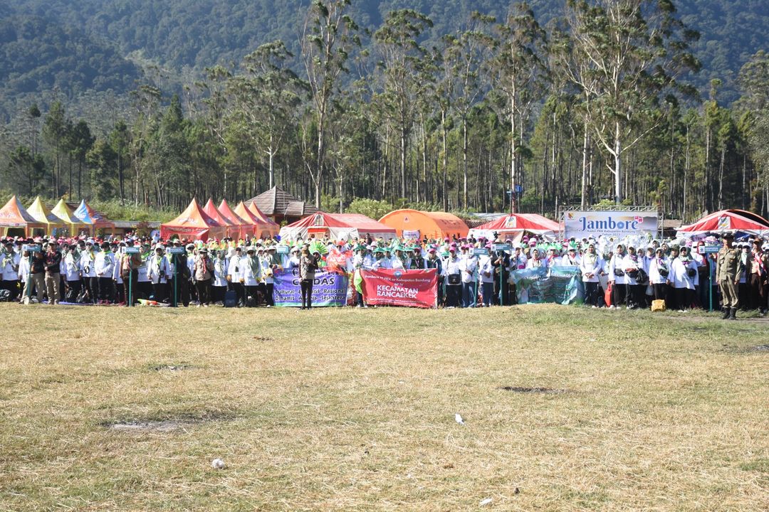 Diikuti 6.500 Peserta, Jambore PKK Kabupaten Bandung Cetak Sejarah