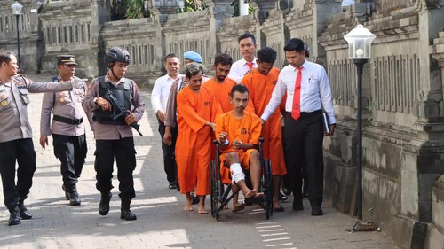 Empat pelaku curanmor lintas pulau ditangkap polisi di Kuta Selatan.