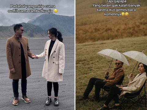 Foto prewedding di Bromo ini menjadi sasaran netizen yang salah komentar, viral di media sosial.