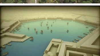Portus, Pelabuhan Kekaisaran Romawi, Seperti Yang Terlihat Di Masa Lalu Dibandingkan Saat Ini. Pelabuhan Ini Didirikan Oleh Kaisar Claudius, Dan Diperbesar Oleh Kaisar Trajan, Untuk Melengkapi Pelabuhan Ostia Di Sekitarnya Foto: Boredpanda