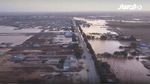 Foto Udara Libya Dikepung Banjir Akibat Badai Daniel