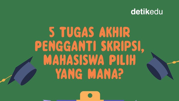 Infografis 5 tugas akhir pengganti skripsi