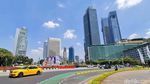 Kecepatan Angin Usir Polutan, Langit Jakarta Membiru